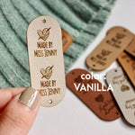 Custom Name tags for Crochet and Knitted items - 2.5x1"