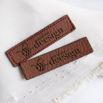 Leather Tags for Knitting