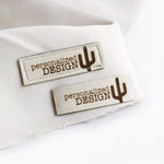 Faux Leather Garment Tags