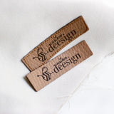 Leather Tags for Knitting