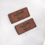 Customized Leather Tags 