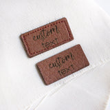 Customized Leather Tags 