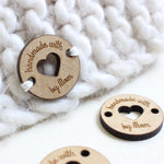 Custom Wooden Button