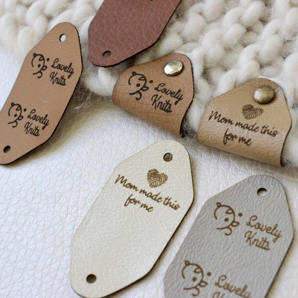 20 Pieces Personalized Silicone Tags For Handmade Knitting Items, Custom  Tags