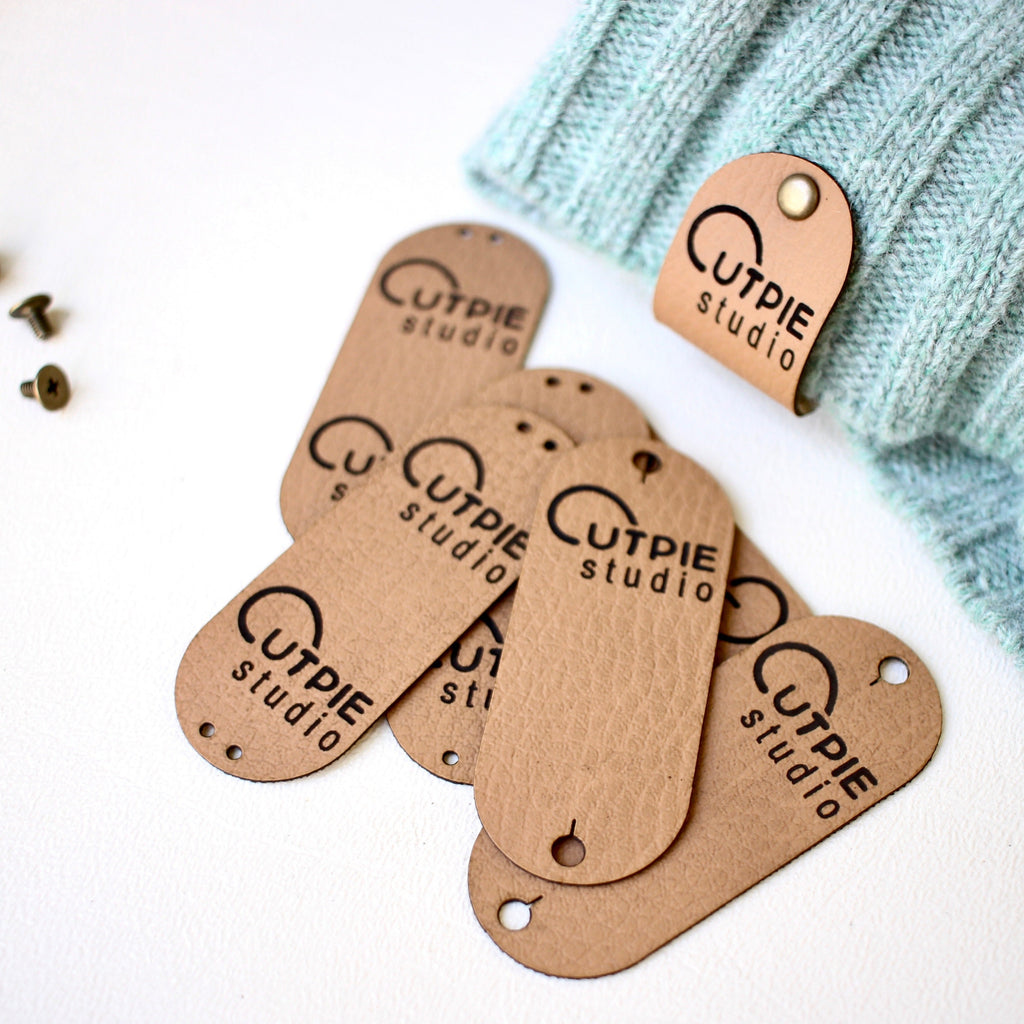 Wooden Buttons Handmade with Love By Custom Name Tags – Cutpie Studio