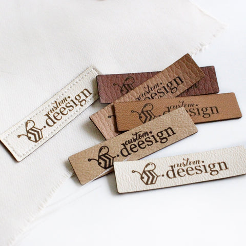 Custom Leather Label Collection  Order Personalized Leather Tags & Leather  Labels for Handmade Items Online - Name Maker